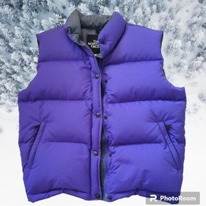 The North Face Women’s Large Down Purple Puffer Vest